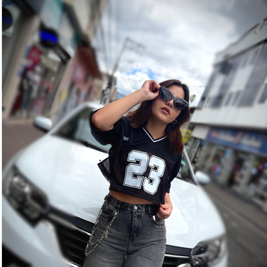 Camiseta Crop Jersey GENIUS