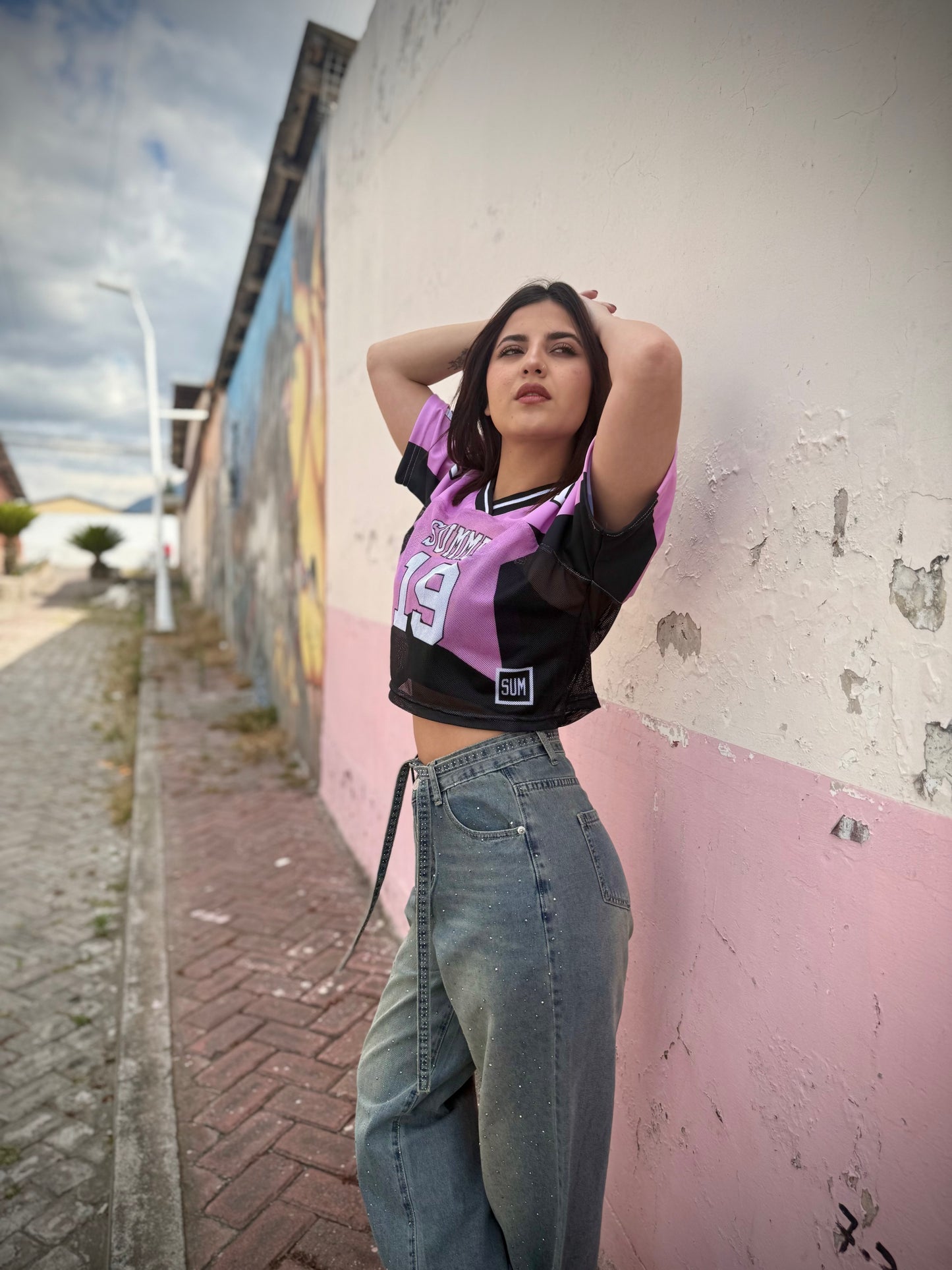 Camiseta Crop Estrella Summer