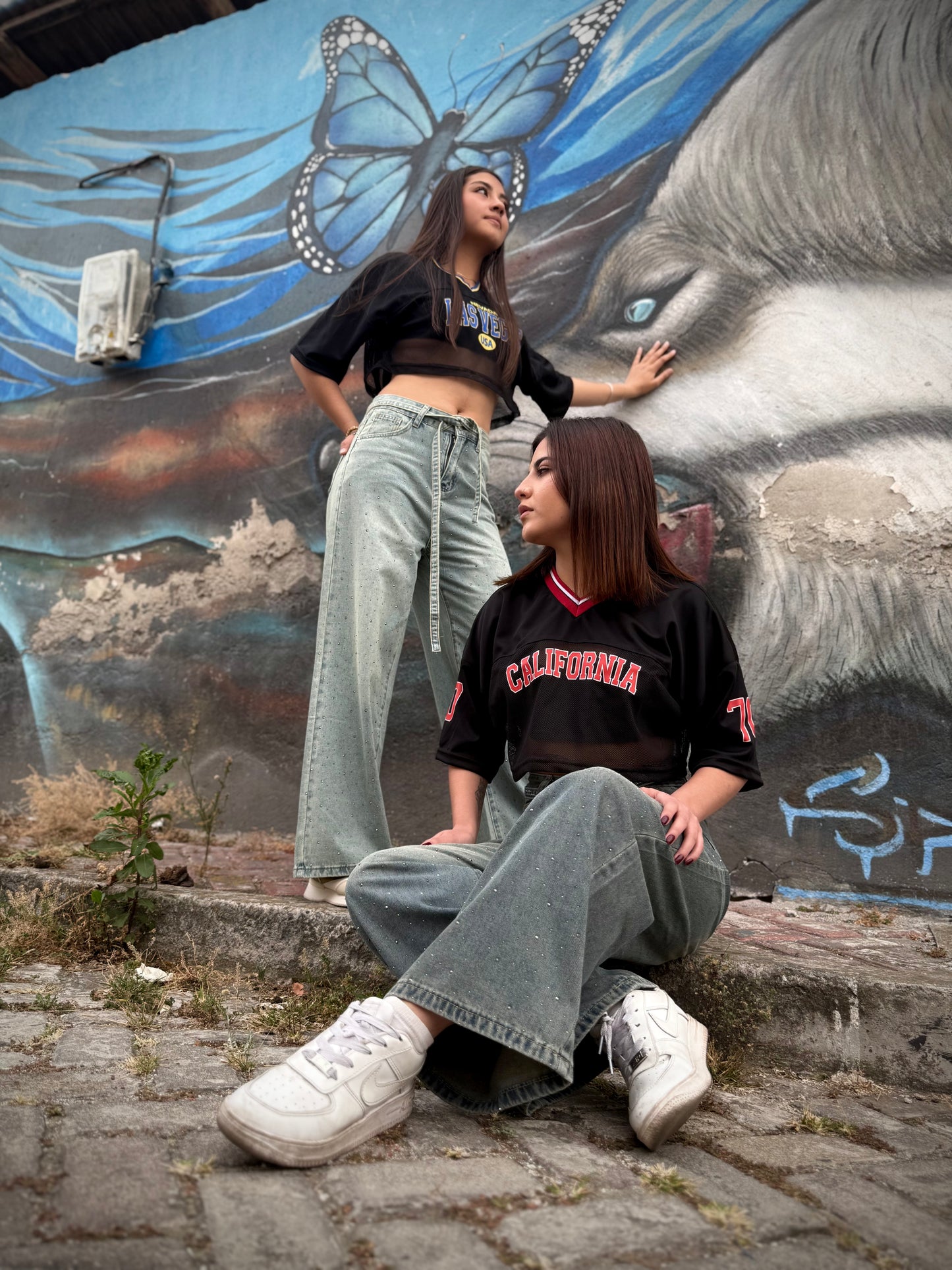 Camiseta Crop California