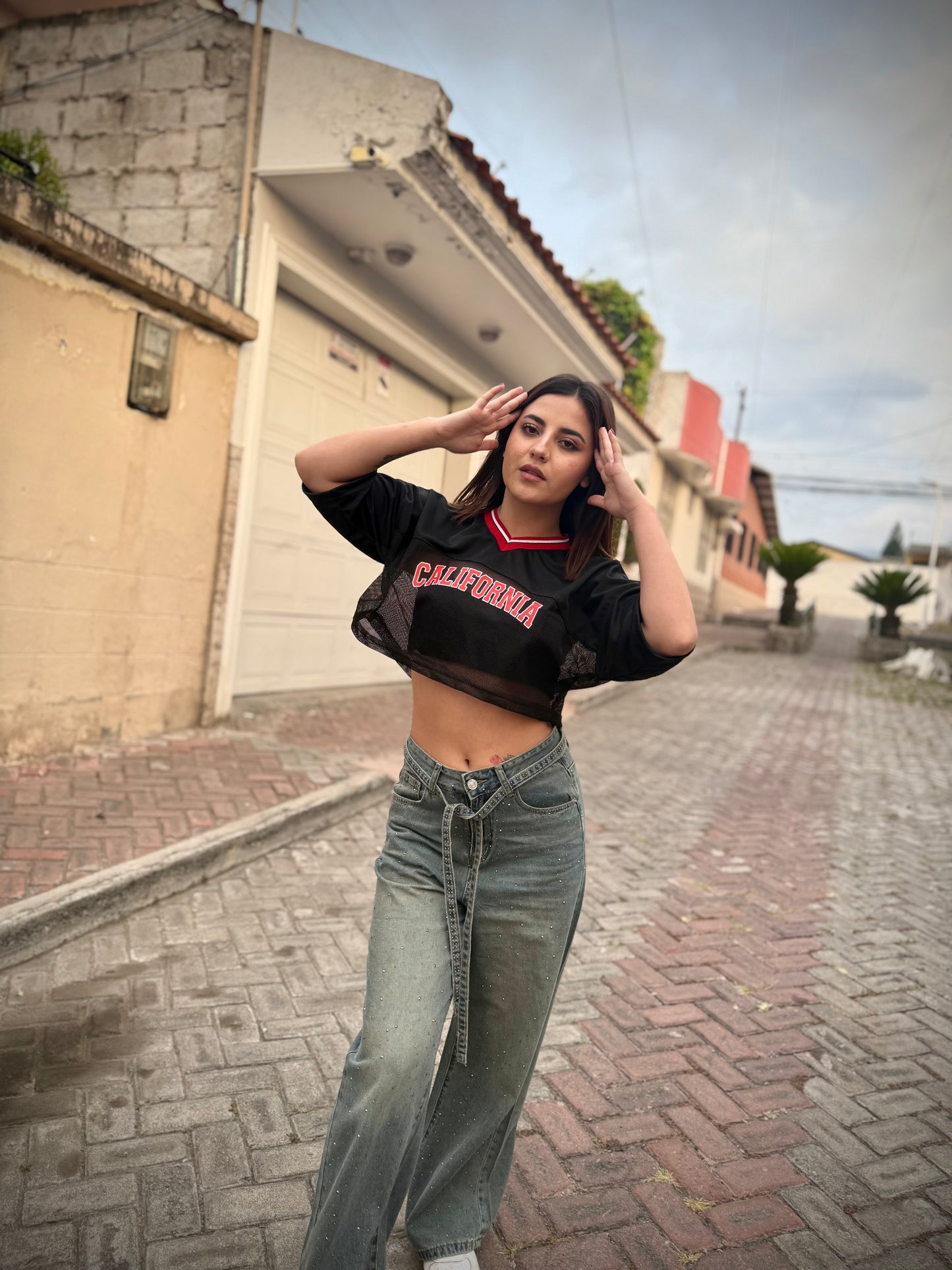 Camiseta Crop California