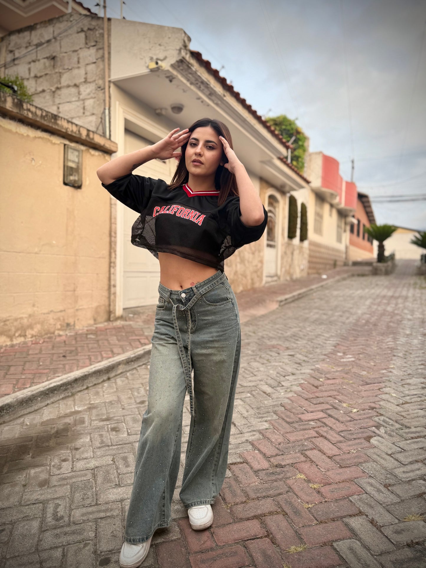 Camiseta Crop California