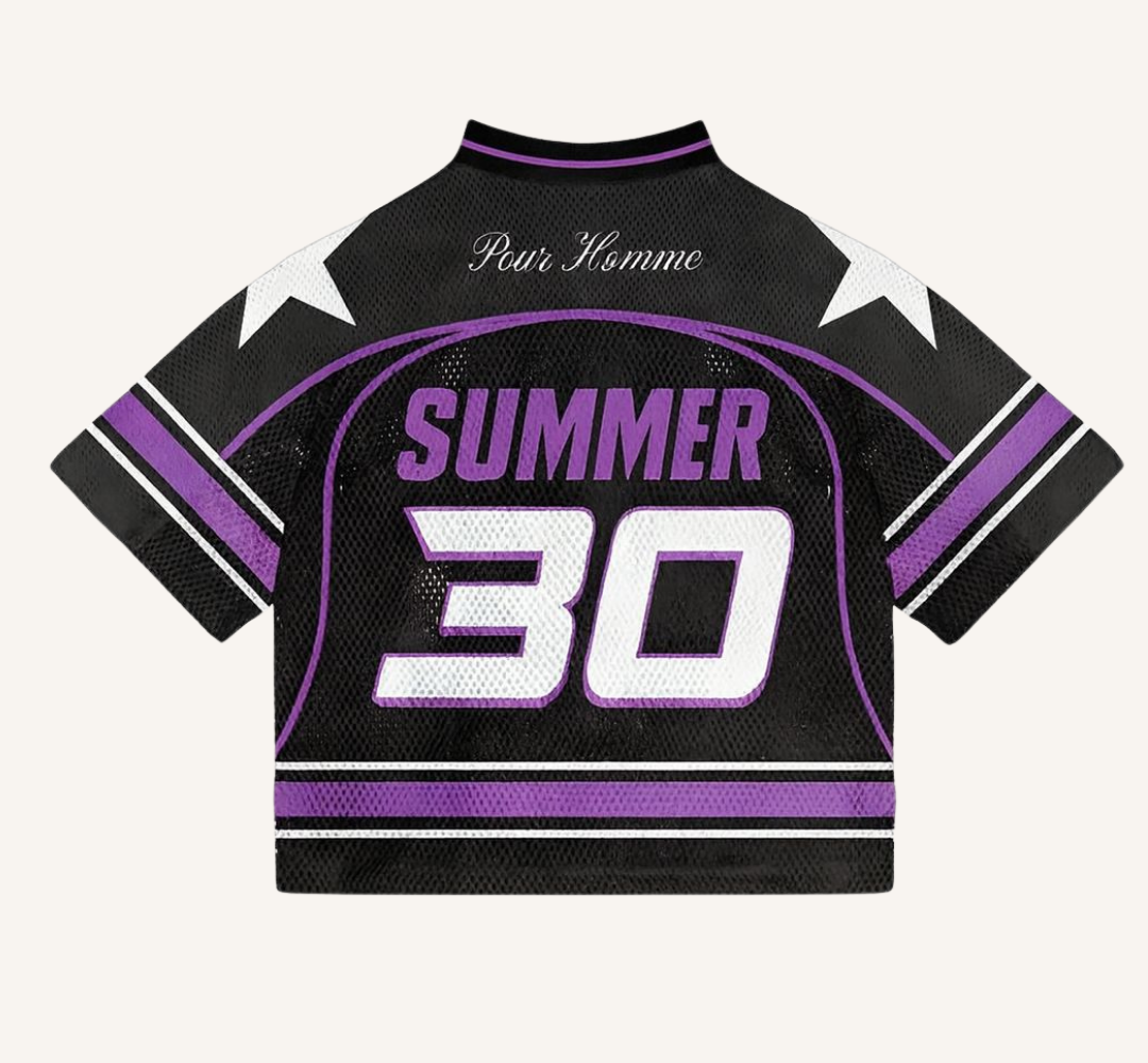 Camiseta Crop Estrella Morada