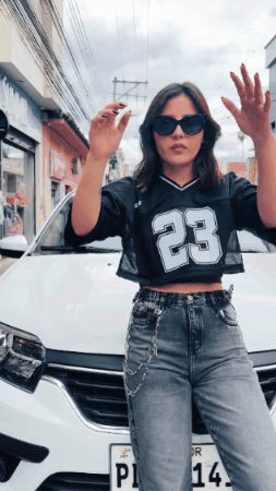 Camiseta Crop Jersey GENIUS